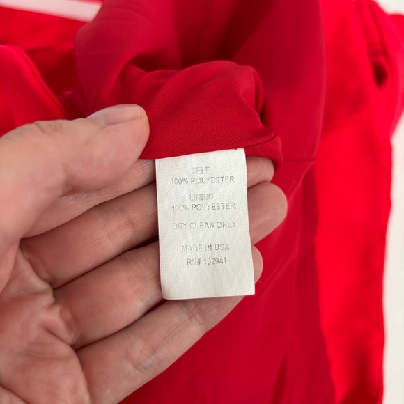 Amanda Uprichard x REVOLVE Edison Mini Dress in Crimson Size L - Picture 8 of 12